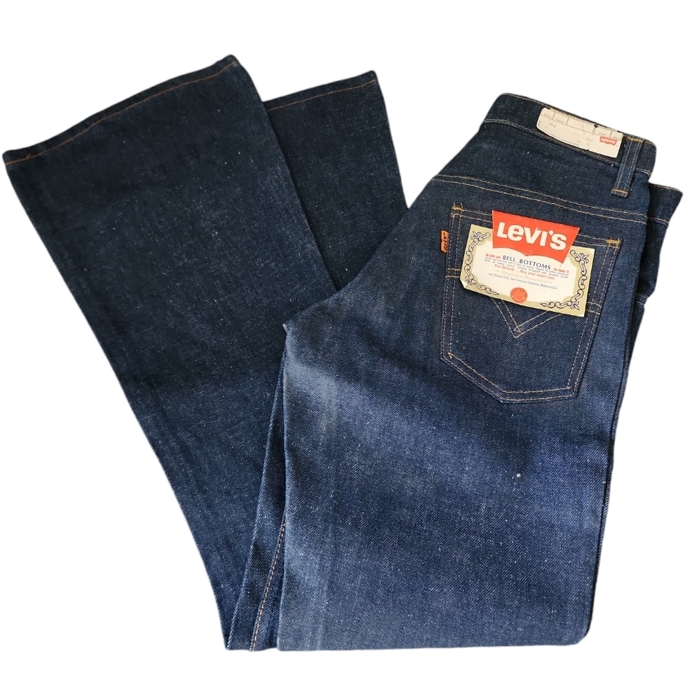 RARE 1970s Bell Bottom Levi Orange Tag